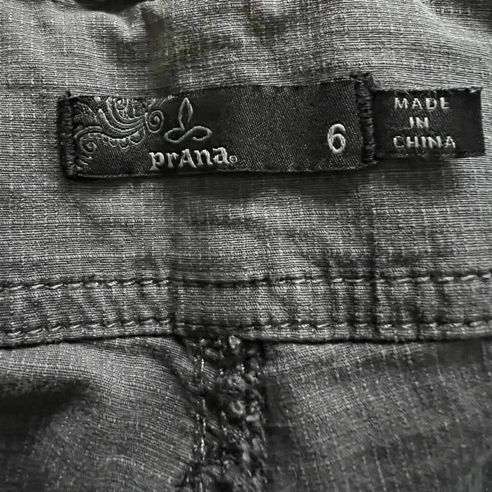 Prana Organic Cotton Cargo Joggers -Size 6 - Picture 10 of 12
